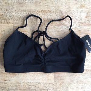 Express | Black Strappy Bralette